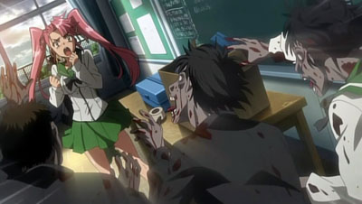 Anime Zumbi - Highschool of The Dead